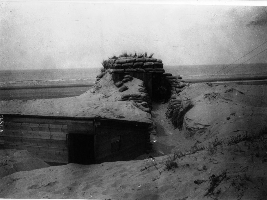 Nieuwpoort begin westelijk front